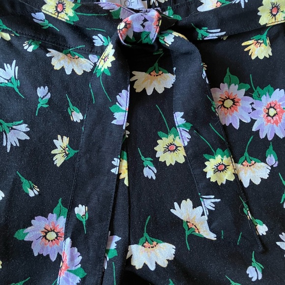 NWOT Loft floral cropped pant - Picture 4 of 8